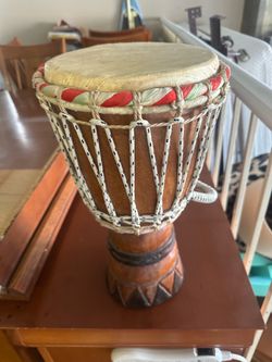 Djembe Percussion Drum Hand Carved