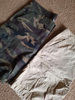 Men Cargo Shorts Sz 38