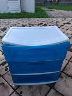 Plastic Storage Drawers (AS IS)