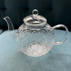 Glass Teapot With Lid New In Box