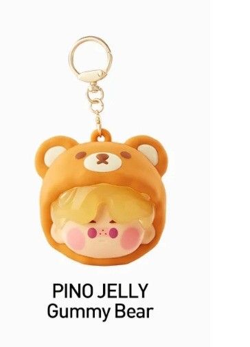 Pino Jelly Gummy Bear Pajama Party Pop Bean Earphone bag
