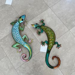 2 Hand Made Wall Decor 