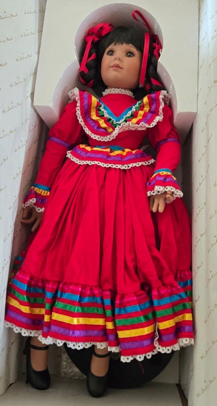 Porcelain Cinco De Mayo Doll