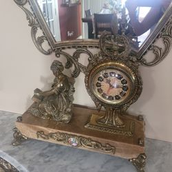 Italian Bronze/Onex Clock