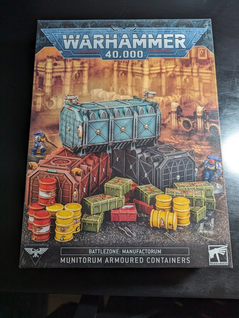 Warhammer 40k | Munitorum Armoured Containers (Brand New/Sealed)