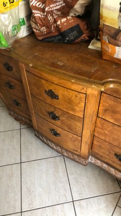 Wood dresser