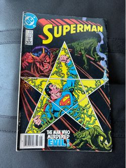 Superman (1st Series) #419 (Newsstand)  DC | May 1986 Pentagram - w/Bag+Board / Good