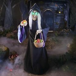 5.5 Ft Wicked Witch Animated