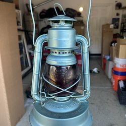 DIETZ LITTLE GIANT LANTERN 70 HOUR LITTLE WIZARD RED GLASS SYRACUSE NY
