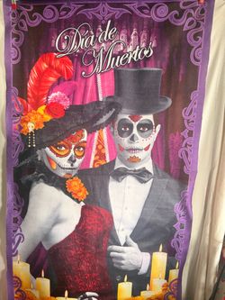 Día de Muertos Decorative door Banner