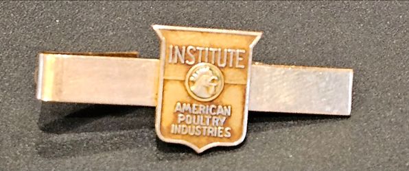 Vintage Institute of American Poultry Industries  Metal Tie Clip Bar