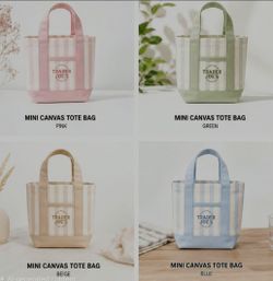Trader Joe's mini canvas tote