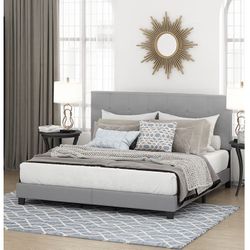 Brand New King Size Bed Frame With A Brand New 12” Pillow Top Included $520 - Same Day Delivery Available - Hablo Espanol 