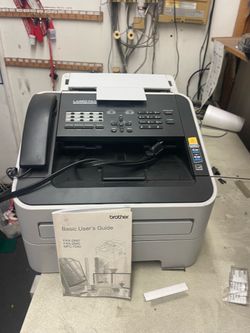 Laser fax machine