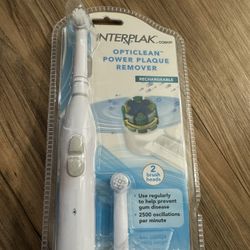 Rechargeable Toothbrush With Extra New Replacement Heads