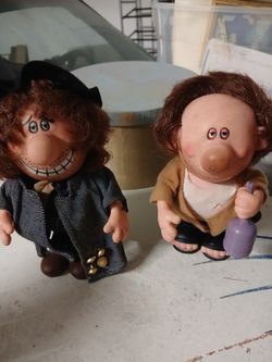 Pair Of Vintage Hobo Dolls