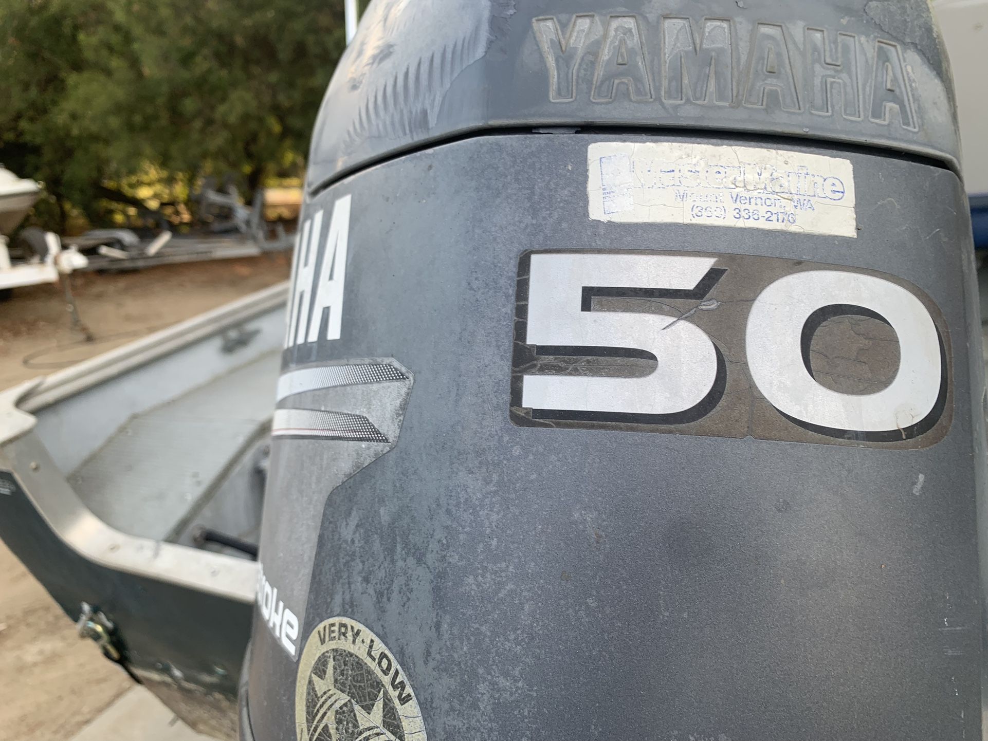 2005 Lund fishing boat 50 HP Yamaha four stroke 16 foot and Trailer
