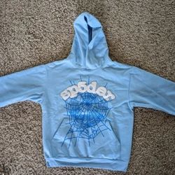 Sky Blue Sp5der Hoodie