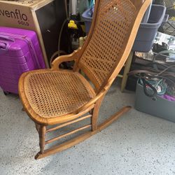 Cane Webbing Rocking Chair