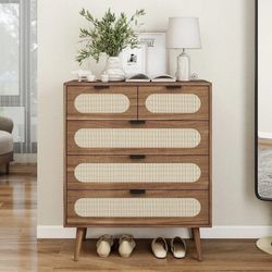 New Modern Contemporary Tall 5 Drawer Dresser  