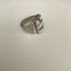 N. Lee Navajo Sterling Silver Ring