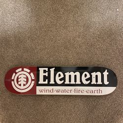 Red Element Skateboard Deck