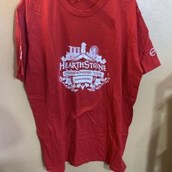 Hearthstone Championship Tour Singapore Red Graphic Tee - New 2X
