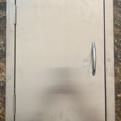 Outdoor Kitchen Grill Doors, 14"W x 20"H 304 Stainless Steel - New!