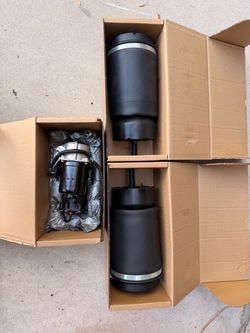 VIGOR Compressor 42 0504 & Two KEIYSHOLCK 1C 4700 Air Springs for Land Rover