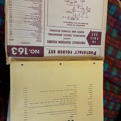 Sam's Photofact Folder Set No 163