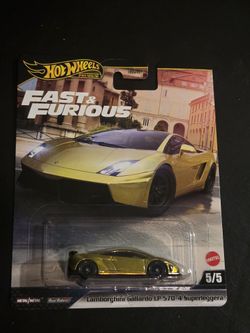 Hot Wheels Premium  Fast & Ferious  Lamborghini Gallardo