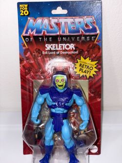 Skeletor Retro Play Action Figure 6” scale