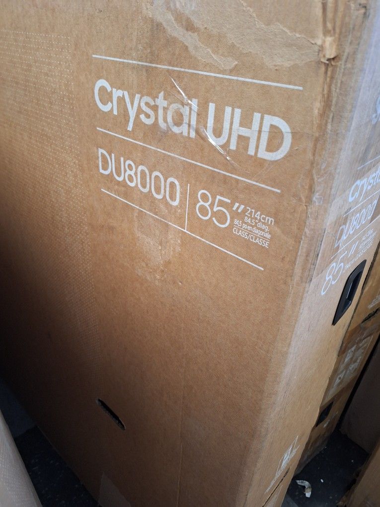 SAMSUNG 85"INCH CRYSTAL UHD 4K DU8000