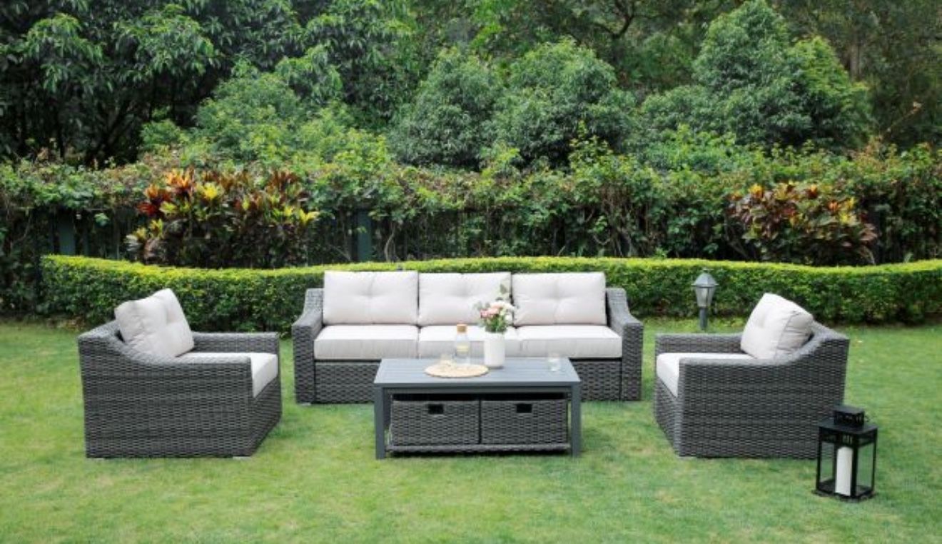 6pc Wicker Patio Set / 6pc Outdoor Patio Set