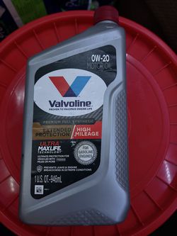 0w20 Valveline oil