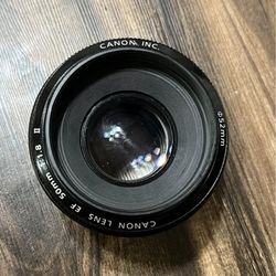 Canon 50mm 1:1.8 lens