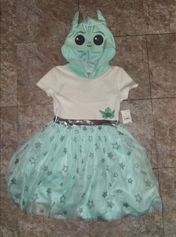 Disney star wars baby Yoda costume dress new