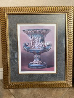 Matching picture with a beautiful frame and its a heavy frame, 25ins long and 29ins high