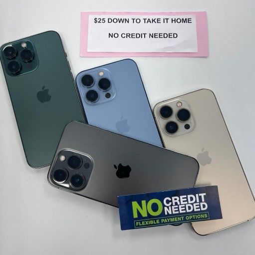 Apple Iphone 13 Pro Pay $1 DOWN AVAILABLE - NO CREDIT NEEDED