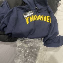  Thrasher HOODIE NAVY SIZE SMALL 