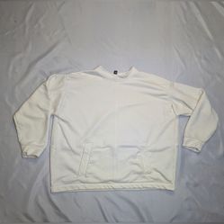 Sweaty Betty Low Tides Crew Neck Sweatshirt in Lilly White Womans