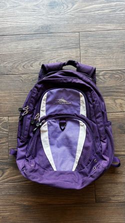 High Sierra Purple Backpack
