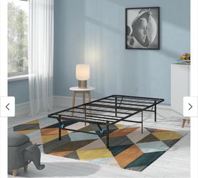 14-Inch Foldable Metal Platform Bed Fram