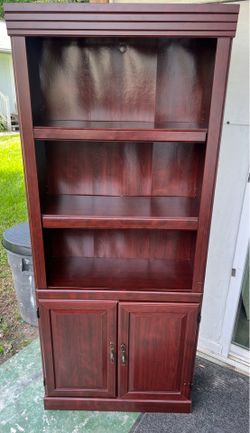 Bookshelf with 2 Lower doors