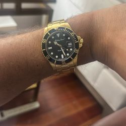 Brand new - 24K Gold Platted Mathey tissot Swiss Made Watch 
