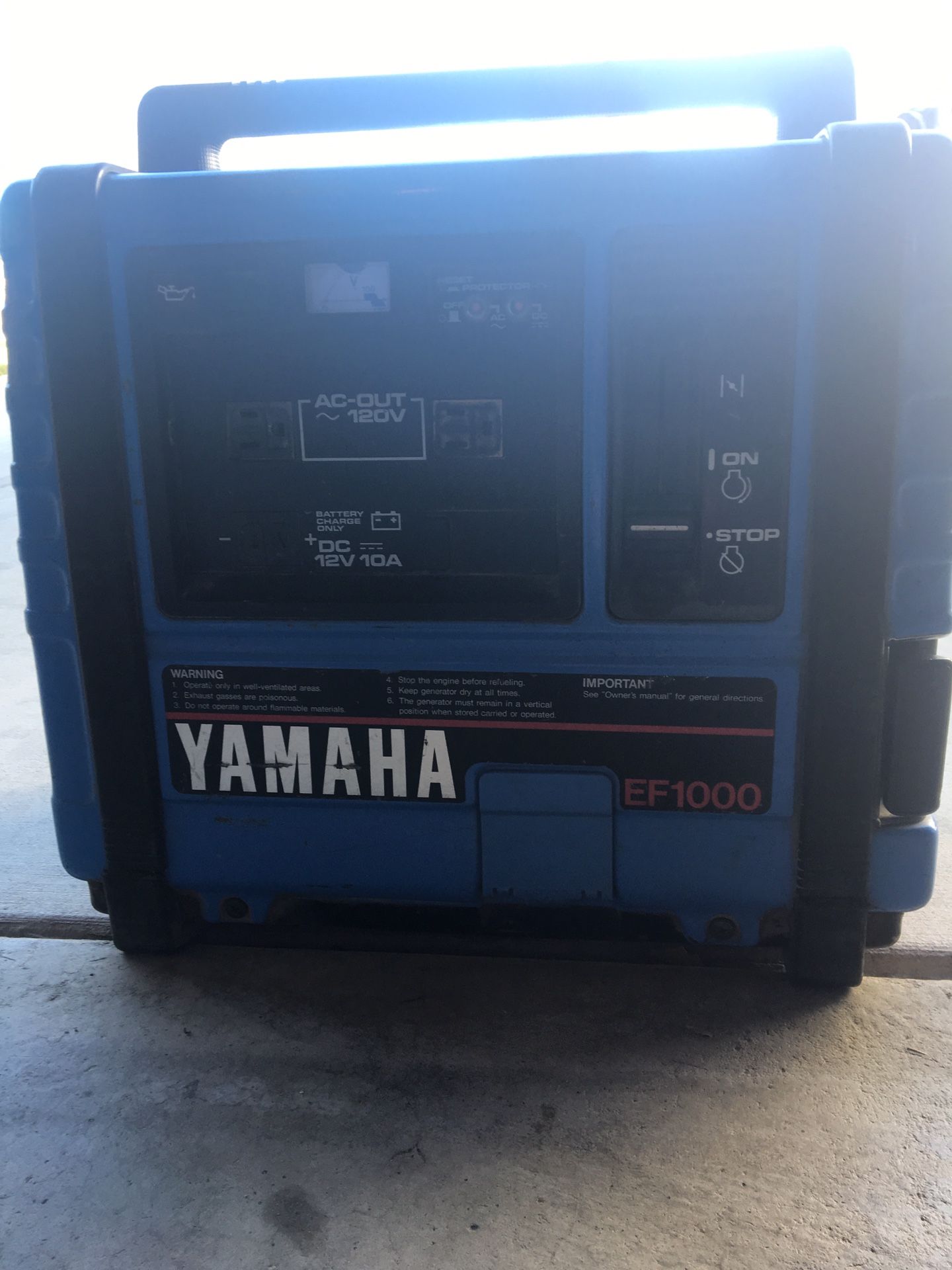 Yamaha ef1000 generator for Sale in Hesperia, CA OfferUp