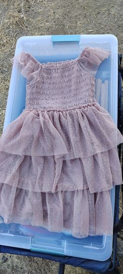 Rose colored girls dress size 10