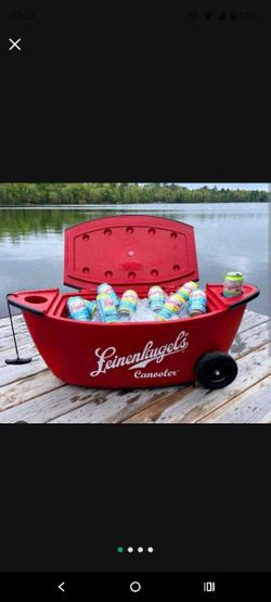 Canooler Cooler Canoe Shaped Wheels 36"  Ice Chest