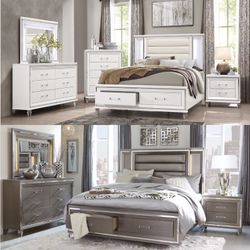 4-PCS Queen Size Bedroom Set In Offer 🔥🔥🔥