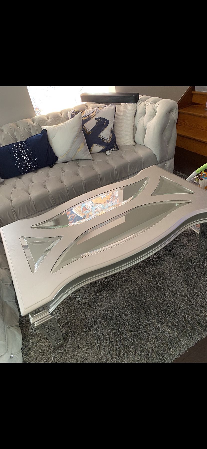 Mirrored Coffee Table